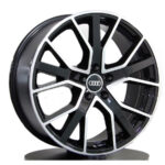 Jogo de Rodas Audi RS6 Performance Preta Diamantada Raw Aro 19"