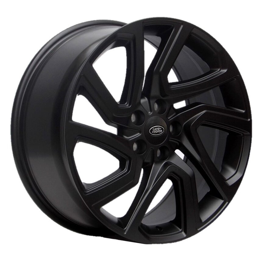Rodas Range Rover Jogo De Rodas Raw Aro 22″ Range Rover Discovery 5 Preta Fosca Furação ...